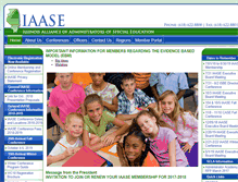 Tablet Screenshot of iaase.org